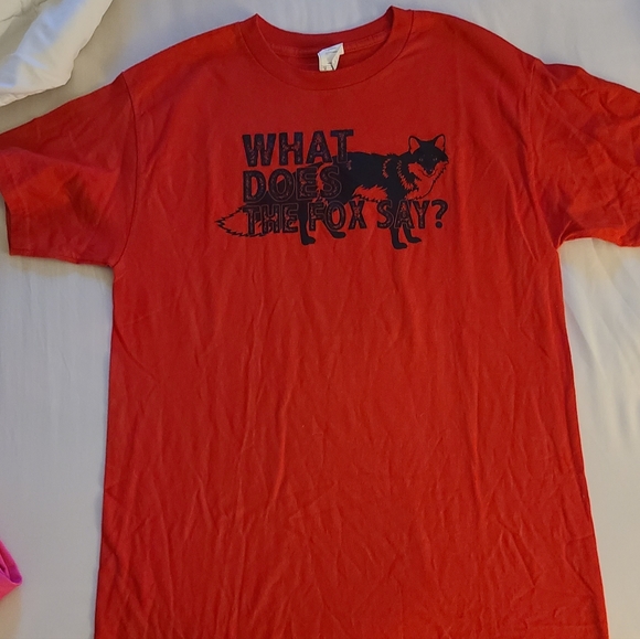 Vintage "WHAT DOES THE FOX SAY" Tee EC Sz Med - Picture 2 of 3